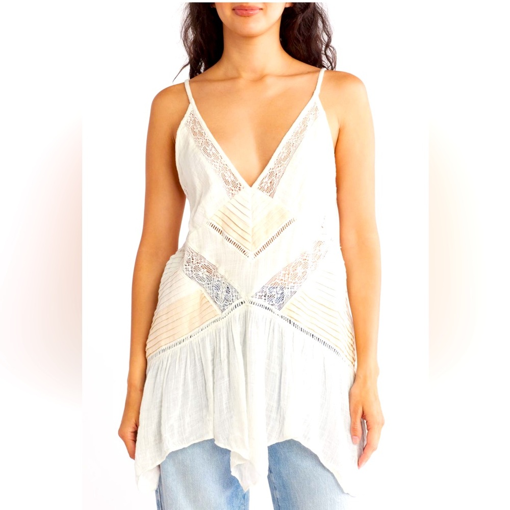 FREE PEOPLE ~ Golden Shores Tunic 

Size small